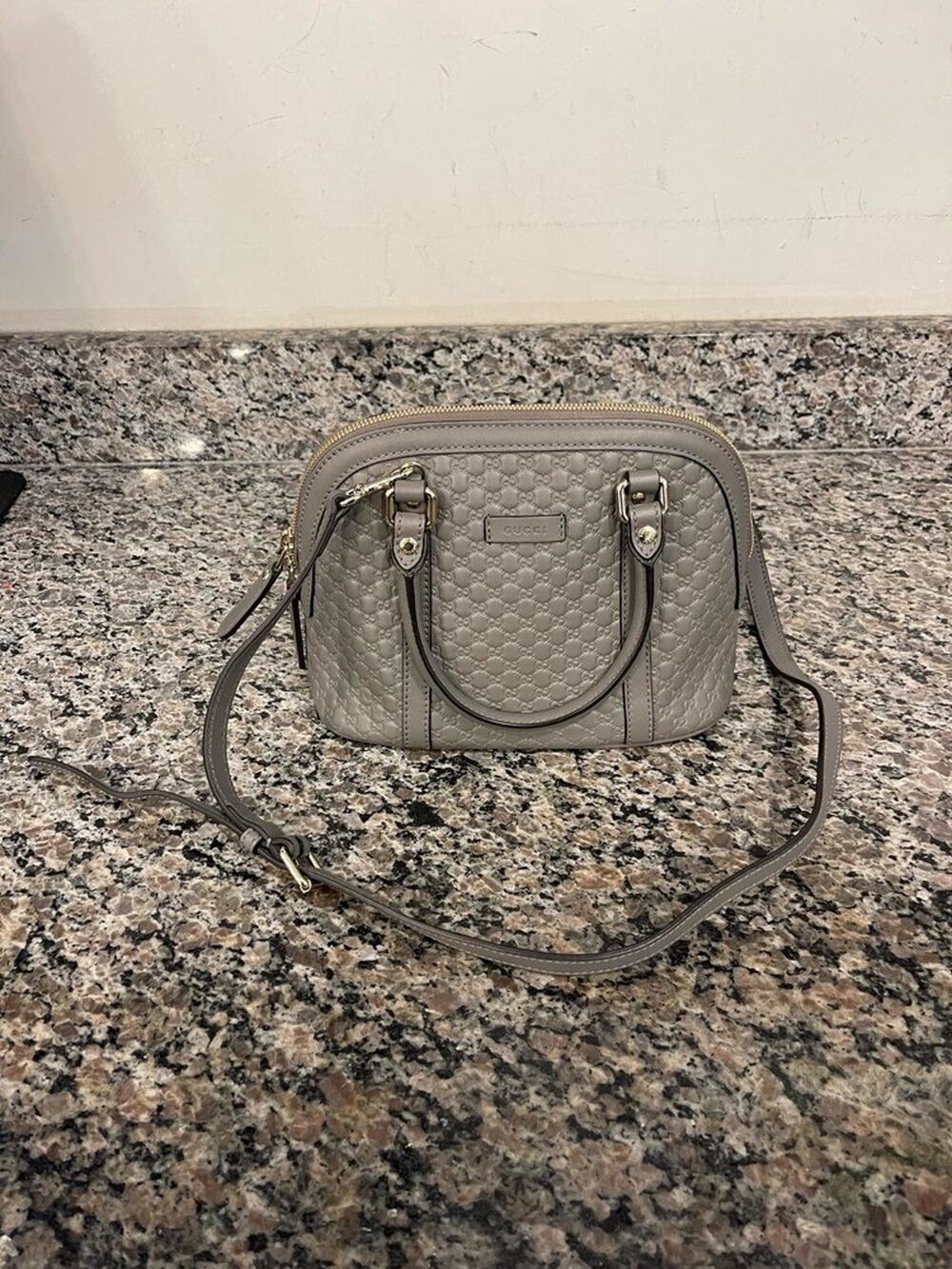 Gucci GG Monogram Microguccissima Small Dome Bag SPB-JB 336528